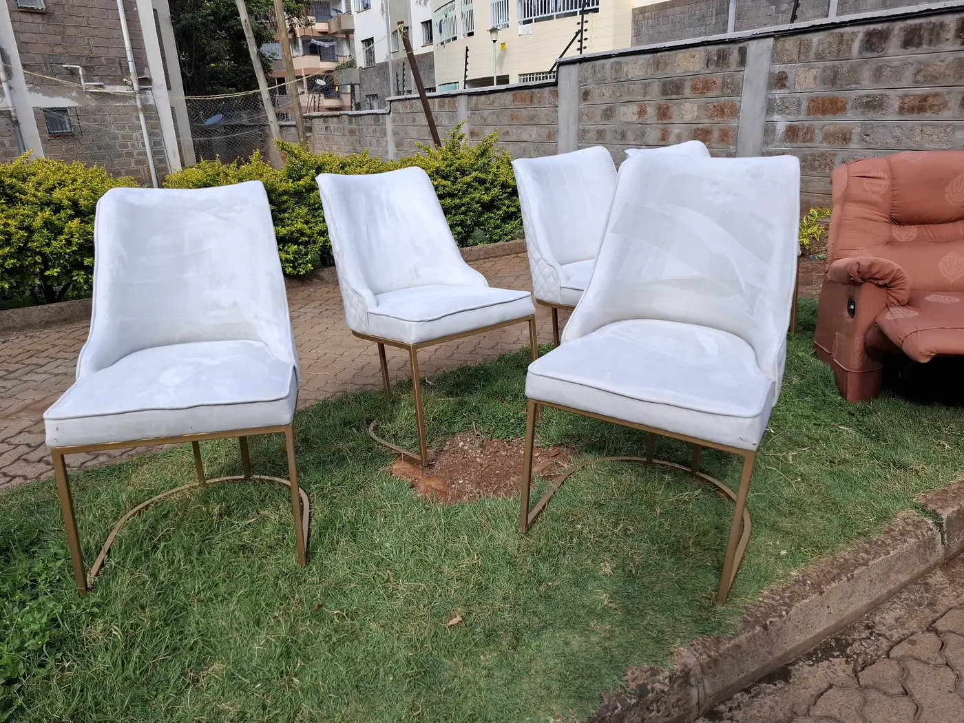Dining seats after professional cleaning by PrimeMax