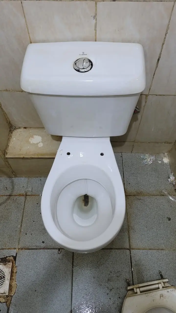 Toilet bowl after PrimeMax ceramic restoration in Lavington